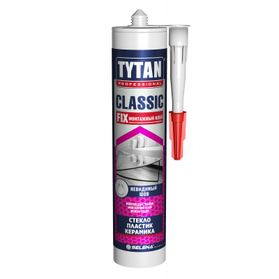 Монтажный клей TYTAN Classic FIX Прозрачный 310 мл