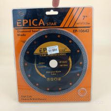 Диск отрезной алмазный универсальный Турбо Epica Star (сухая и влажная резка) 180 диам. EP-10642