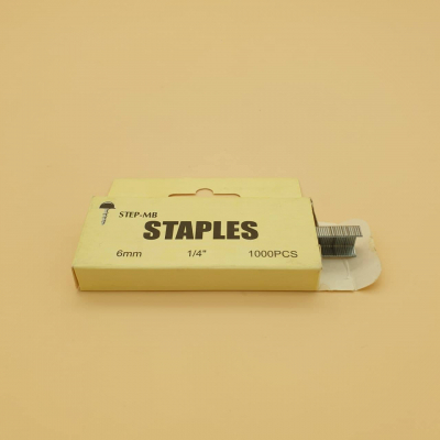 Скобы для строительного степлера 6мм 1/4" STAPLES STEP-MB