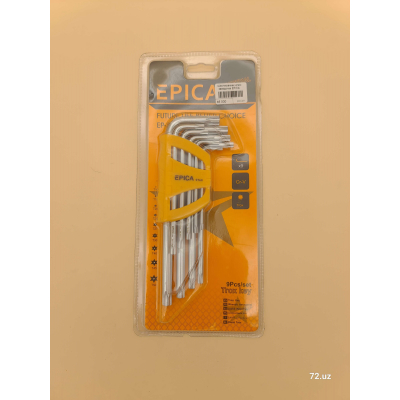 Шестигранники звездочки TORX набор ключей 9pcs цена в Ташкенте