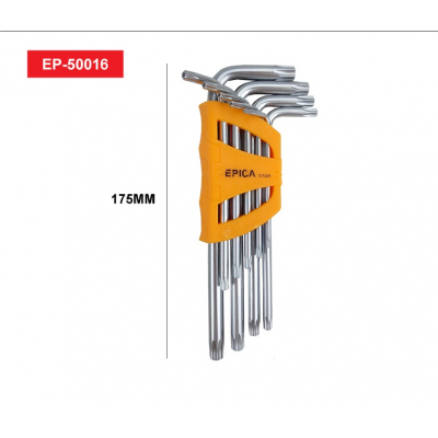 Шестигранники звездочки TORX набор ключей 9pcs цена в Ташкенте
