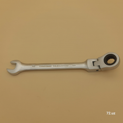 Ключ комбинированный трещоточный шарнирный 10 мм цена в Ташкенте