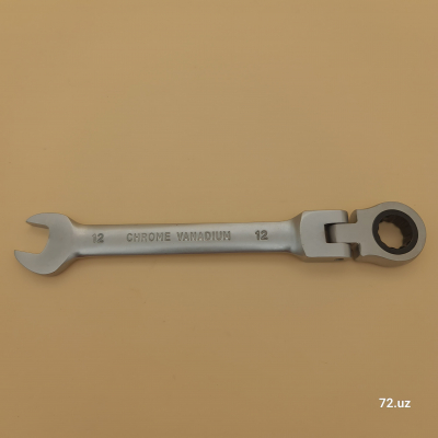 Ключ комбинированный трещоточный шарнирный 12 мм цена в Ташкенте