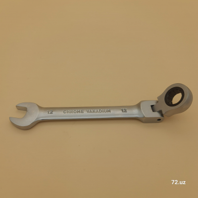 Ключ комбинированный трещоточный шарнирный 12 мм цена в Ташкенте