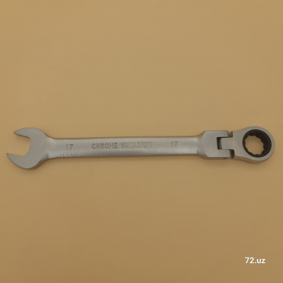 Ключ комбинированный трещоточный шарнирный 17 мм цена в Ташкенте