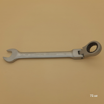 Ключ комбинированный трещоточный шарнирный 19 мм цена в Ташкенте