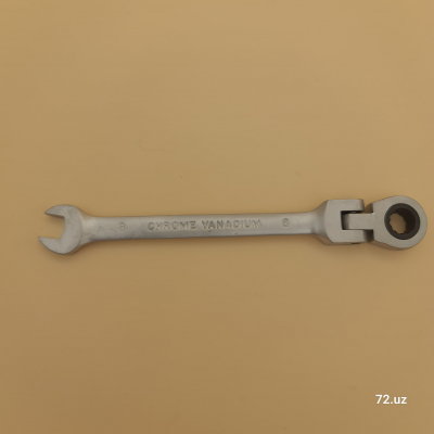 Ключ комбинированный трещоточный шарнирный 8 мм цена в Ташкенте
