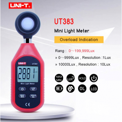 Измеритель освещенности люксметр UNI-T UT383 цена в Ташкенте