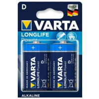 Батарейки VARTA LONGLIFE POWER D ( уп 2 шт)