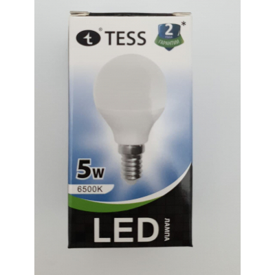 Tess B45 5w 6500K E14 светодиодная лампа