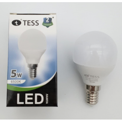 Tess B45 5w 6500K E14 светодиодная лампа