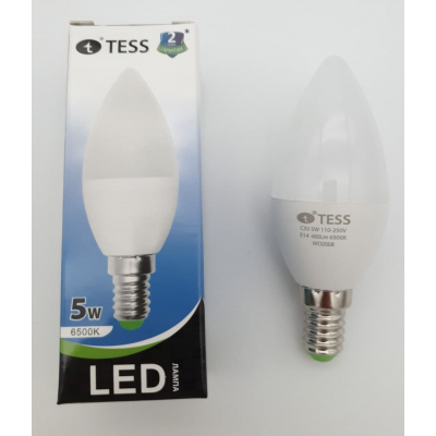 Tess C30 5w 6500K E14 светодиодная лампа