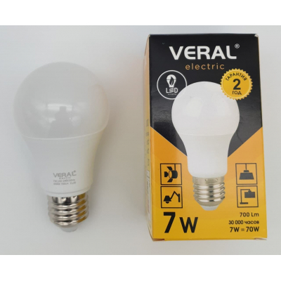 VERAL 7w  6500K  E27