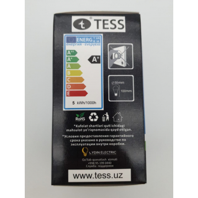 Tess 5w А55  E27  6500Kсветодиодная лампа