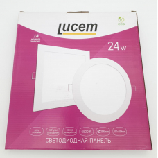 Lucem Led Panel 24W 6500K (внутренний) круглый