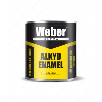 WEBER Жёлтый 0,9 КГ Алкидная краска 