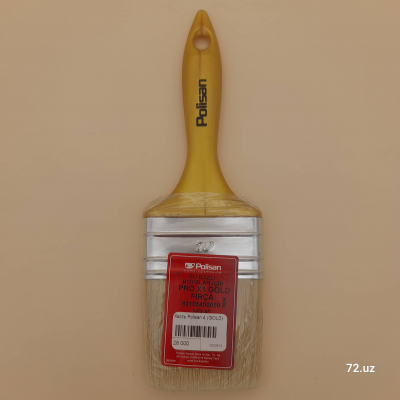 Кисточка для водных и масляных красок Polisan Золотой 70мм размер 3 цена в Ташкенте