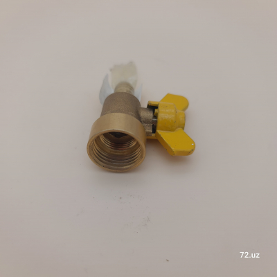 Кран шаровой внутренняя резьба 1/2" со штуцером на 10мм, латунь цена в Ташкенте Кран шаровой внутренняя резьба 1/2" со штуцером на 10мм, латунь цена в Ташкенте