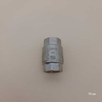 Обратный клапан с пластиковым механизмом  Ø 15 цена в Ташкенте