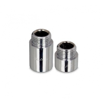 удлинитель хромированный Ø1/2" В/Р - Н/Р x 1см  "KAS"