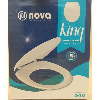 Сиденье для унитаза King розовое " Nova 2020 "